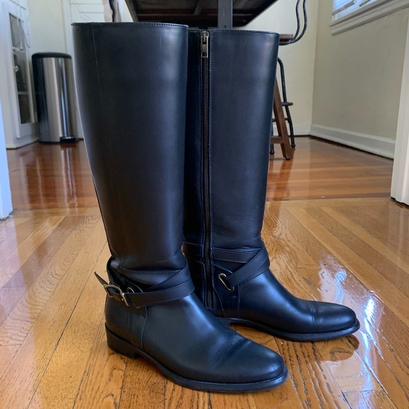 burberry leather boots